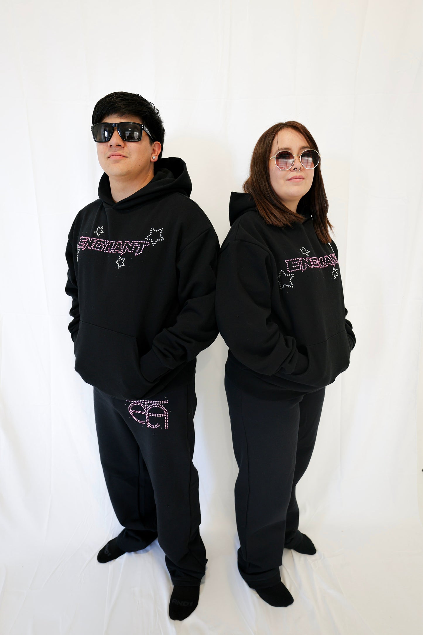 ENCHANT Rhinestone Sweatpants
