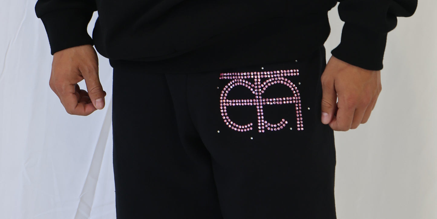 ENCHANT Rhinestone Sweatpants